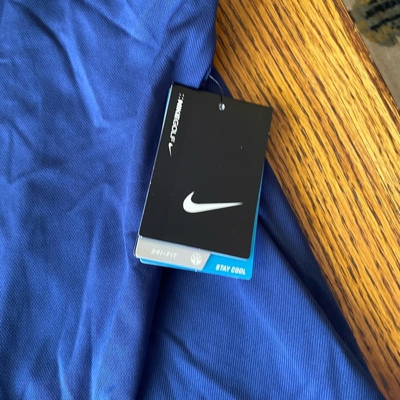 NEW Nike LS Dri-FIT Tech Golf Polo Shirt Men's - XL - Blue - Picture 7 of 13